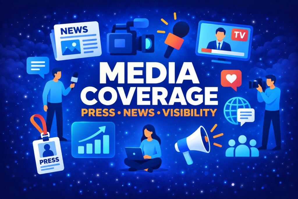 Media coverage services for brand visibility and press outreach